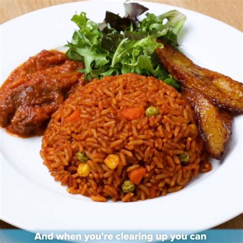 Ghanaian Jollof Rice By Tei Hammond Recipe by Tasty | Recipe | African ...