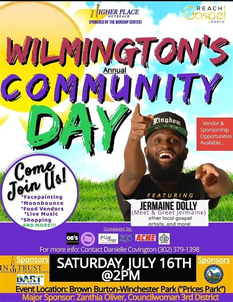 The Wilmington Annual Community Day, Brown-Burton Winchester Park, Wilmington, 16 July 2022