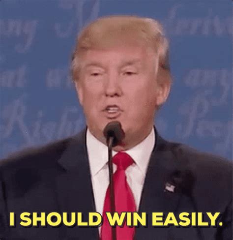 I Should Win Easily Donald Trump GIF by Election 2016 - Find & Share on GIPHY