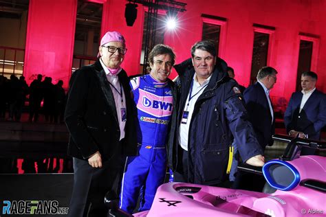 Alpine sponsor livery launch, 2022 · RaceFans