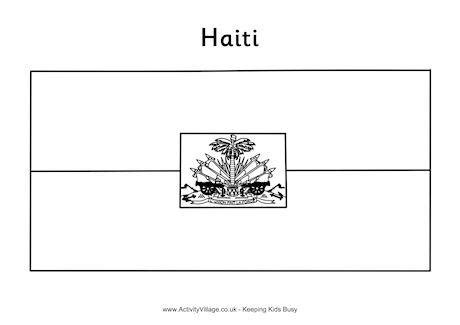 Effortfulg: Haiti Flag Coloring Pages