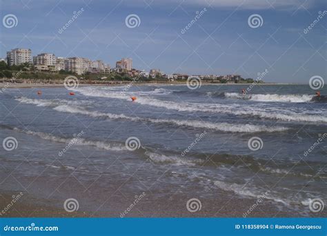 Black Sea To Constanta, Romania Stock Photo - Image of black, wave: 118358904