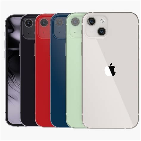 Apple iPhone 13 All Colors model - TurboSquid 1740661