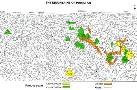 mountains of pakistan map - Google Search (met afbeeldingen)