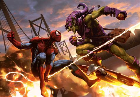 Spider-Man vs Green Goblin by Wonchun Choi : r/Spiderman