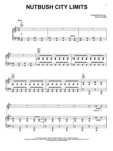 Nutbush City Limits | Sheet Music Direct