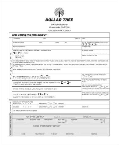 FREE 21+ Sample Printable Application Forms in PDF | MS Word | Excel