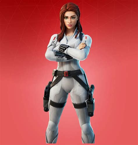 Fortnite Black Widow (Snow Suit) Skin - Character, PNG, Images - Pro ...