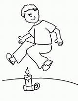 Jump Coloring Page  Coloring Nation sketch template