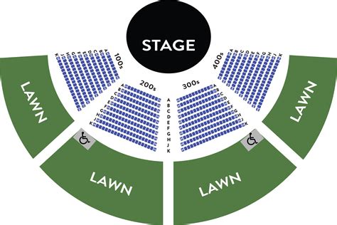 Seat Map | Coffee Butler Amphitheater - OFFICIAL Ticketing Site