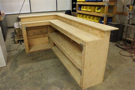 DIY: How to Build a Durable Home Bar - Building Strong #basementbar Basement Bar Plans, Basement ...