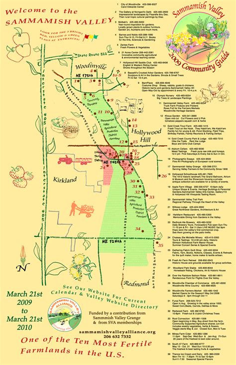 Sammamish Valley Guide Map - Sammamish Valley • mappery