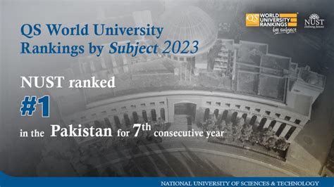 NUST RANKINGS | NUST