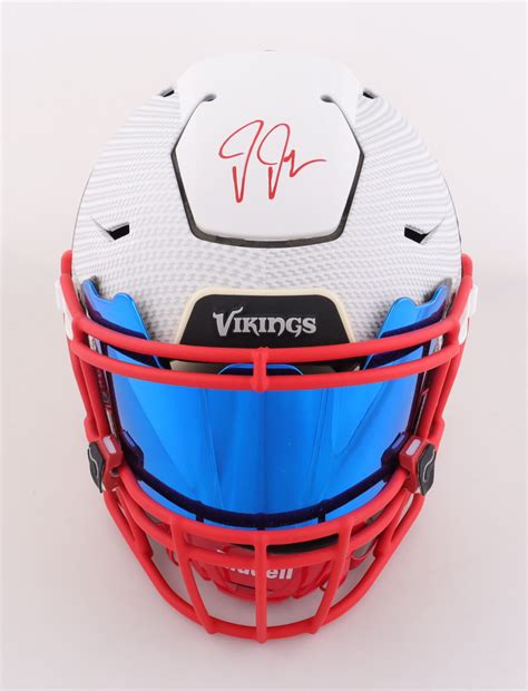 Justin Jefferson Signed Vikings Full-Size Authentic On-Field Hydro ...