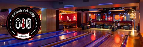 Houston Plan an Event - 810 Billiards & Bowling