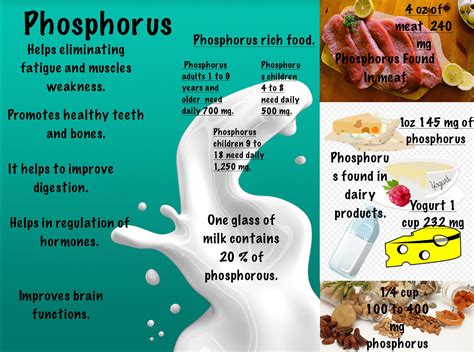 Phosphorus benefits daily need and phosphorus rich food. Health And Nutrition, Health Food ...