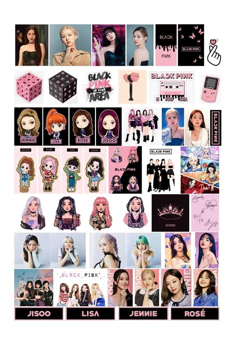 REN AKSESUAR Kpop Blackpınk Sticker Yapıştırma 54 Parça Fiyatı, Yorumları - Trendyol