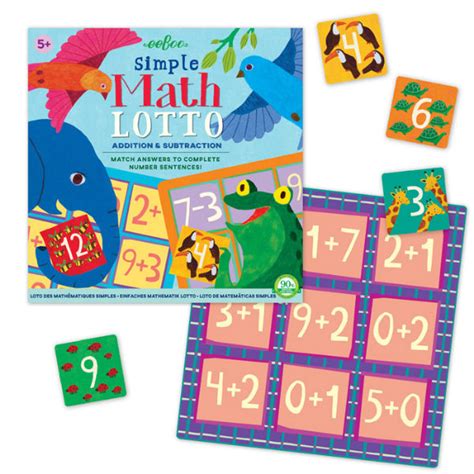 Simple Math Bingo Game - A Child's Dream