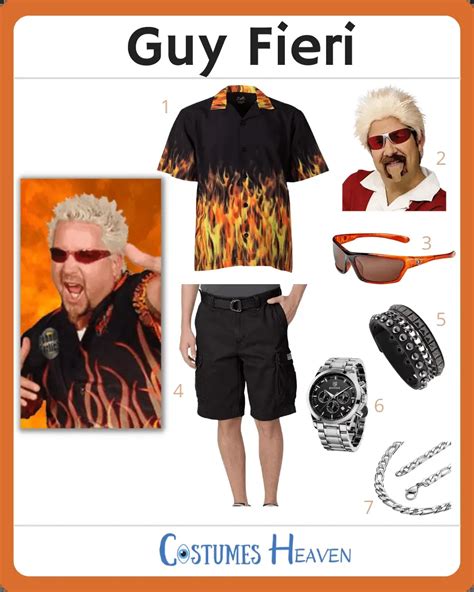 Guy Fieri Costume For Cosplay & Halloween 2024