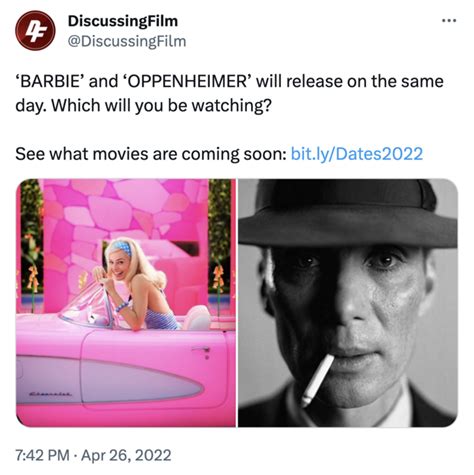 Barbie and Oppenheimer movies releasing on same day | Barbie vs ...