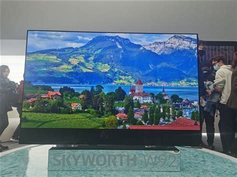 Skyworth W82 and W92 8K OLED TVs with "Acoustic Glass Sound Tech ...