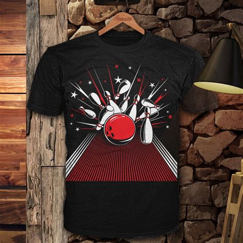 bowling vector t-shirt design template - Buy t-shirt designs