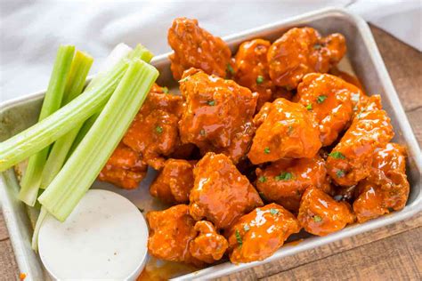 Boneless Buffalo Wings Recipe - Dinner, then Dessert