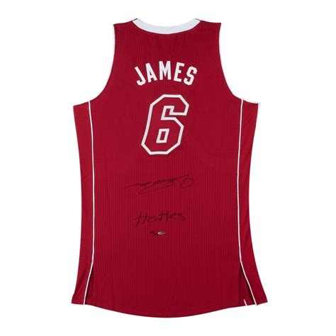 LeBron James Signed Heat Limited Edition Pride Jersey Inscribed ...