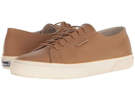 Superga 2750 Fgldyedm (Tan Leather) Men's Shoes. The Superga 2750 Fgldyedm sneaker is the casual ...