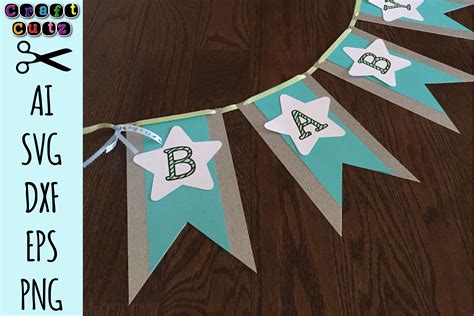 Star Banner Svg Birthday Banner Svg Baby Shower Banner Svg Banner ...