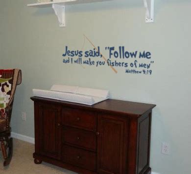 Jesus Said Follow Me - Beautiful Wall Decals