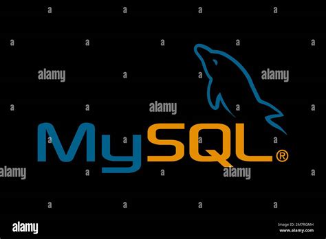 MySQL, Logo, Black background Stock Photo - Alamy