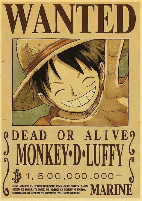 Luffy New Wanted Poster