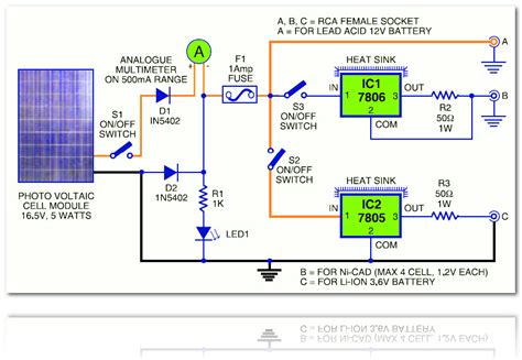 Battery Charger + Small LED Lamp based Solar Cell / Photovoltaic ...