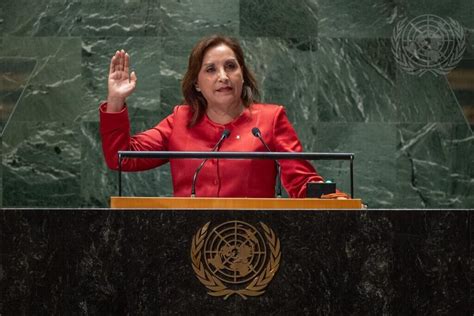 UN Neatly-liked Assembly: Peru’s Dina Boluarte says Peru ‘respects democracy’ - Notipereira y el ...