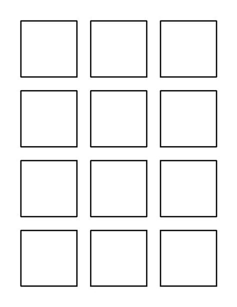 2 inch square pattern. Use the printable outline for crafts, creating stencils, scrapbooking ...