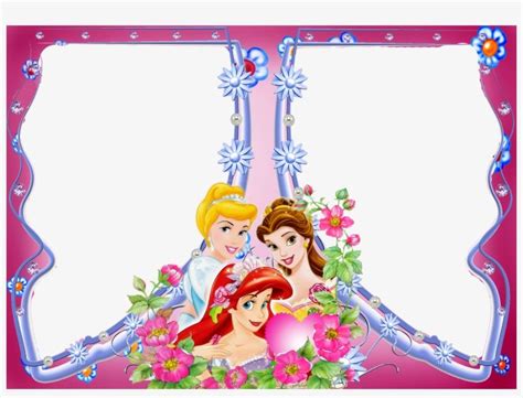 Download Disney Multi Photo Frame - Disney Princess Frame Png PNG image for free. Search more ...