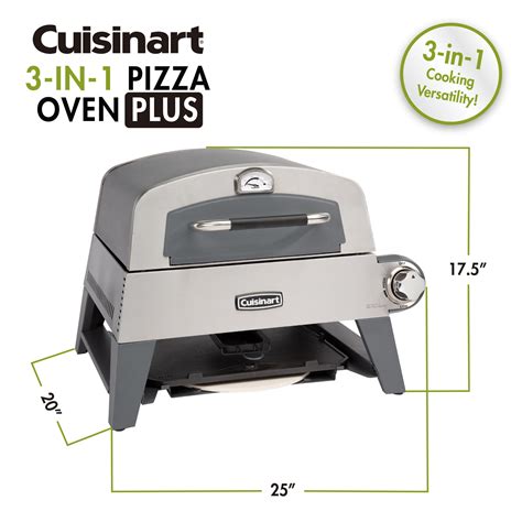 Cuisinart 3-in-1 Pizza Oven, Griddle, And Grill | BigEasyMart.com