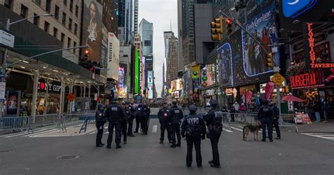 Police flood New York’s Times Square over fears protests will disrupt ...