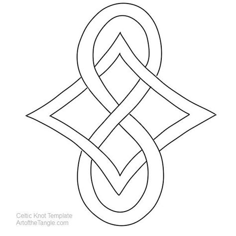 Celtic Knot Templates - Art of the Tangle | Celtic knot drawing, Celtic ...