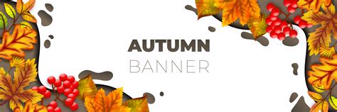 autumn banner vector illustration background 3430158 Vector Art at Vecteezy