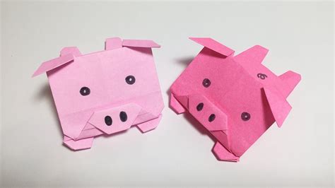 EASY PIG #2 ORIGAMI TUTORIAL | ORIGAMI FOR KIDS Origami Design, 3d Origami, Dragon Origami, Chat ...