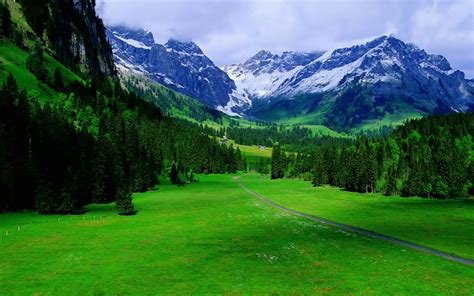 Stunning HD Wallpaper of the Majestic Alps in Nature