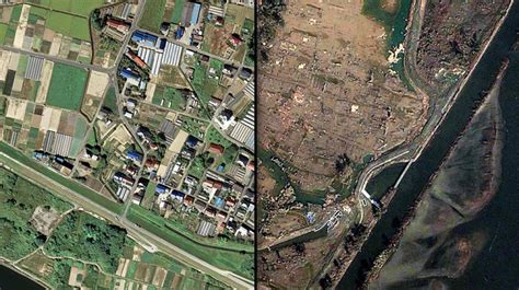 Japan Tsunami: Before and After