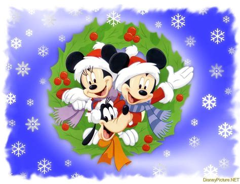 Mickey And Friends At Christmas - Classic Disney Photo (9483473) - Fanpop