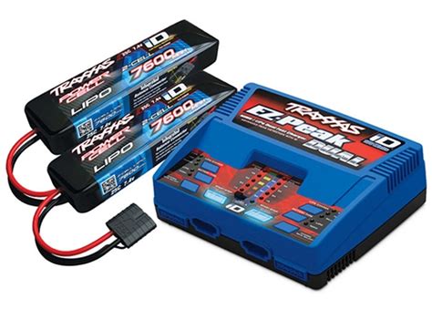 Traxxas 2S LiPo Battery and Dual Charger Combo Set, 2991