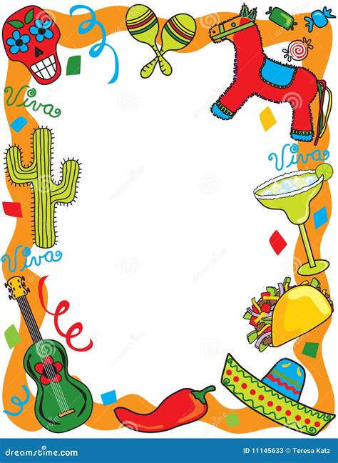 Mexican Fiesta Party Invitation Stock Photos - Image: 11145633