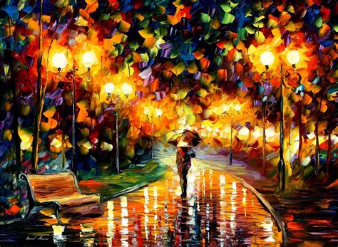 TOUCH OF THE RAIN | Colorful oil painting, Oil painting landscape, Oil ...