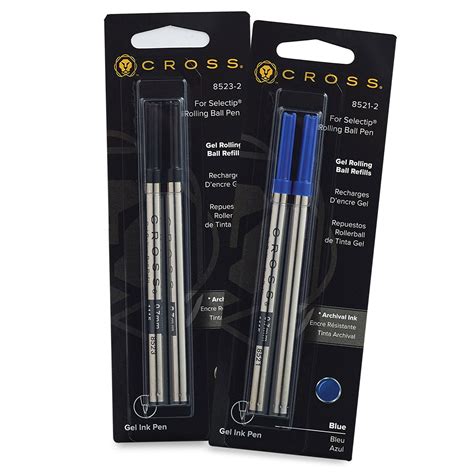 Cross Selectip Gel Rollerball Refill - Medium (Dual Pack) - Pen ...