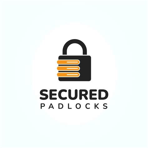 Digital Lock Logo. security logo design with lock icon vector template ...